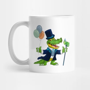 Crocodile and Chameleon Party Time Mug